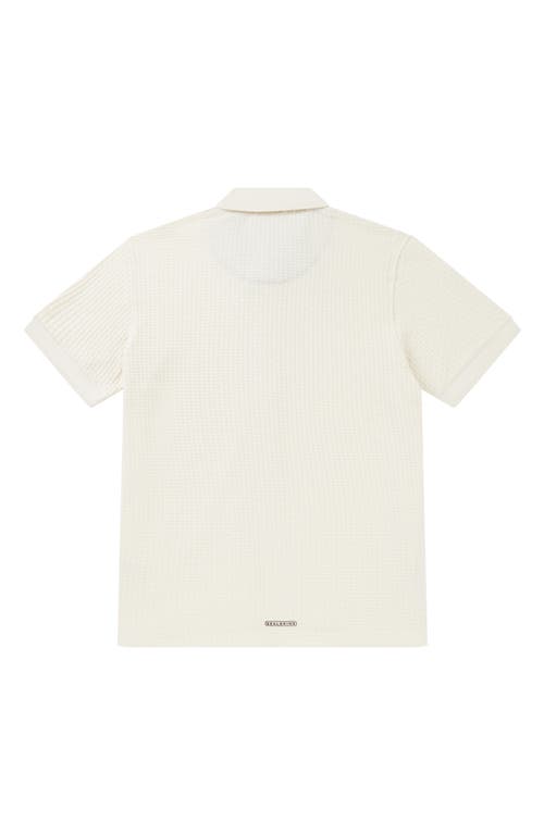 Sealskinz Jacquard Knit Short Sleeve Button-up Shirt In Neutral