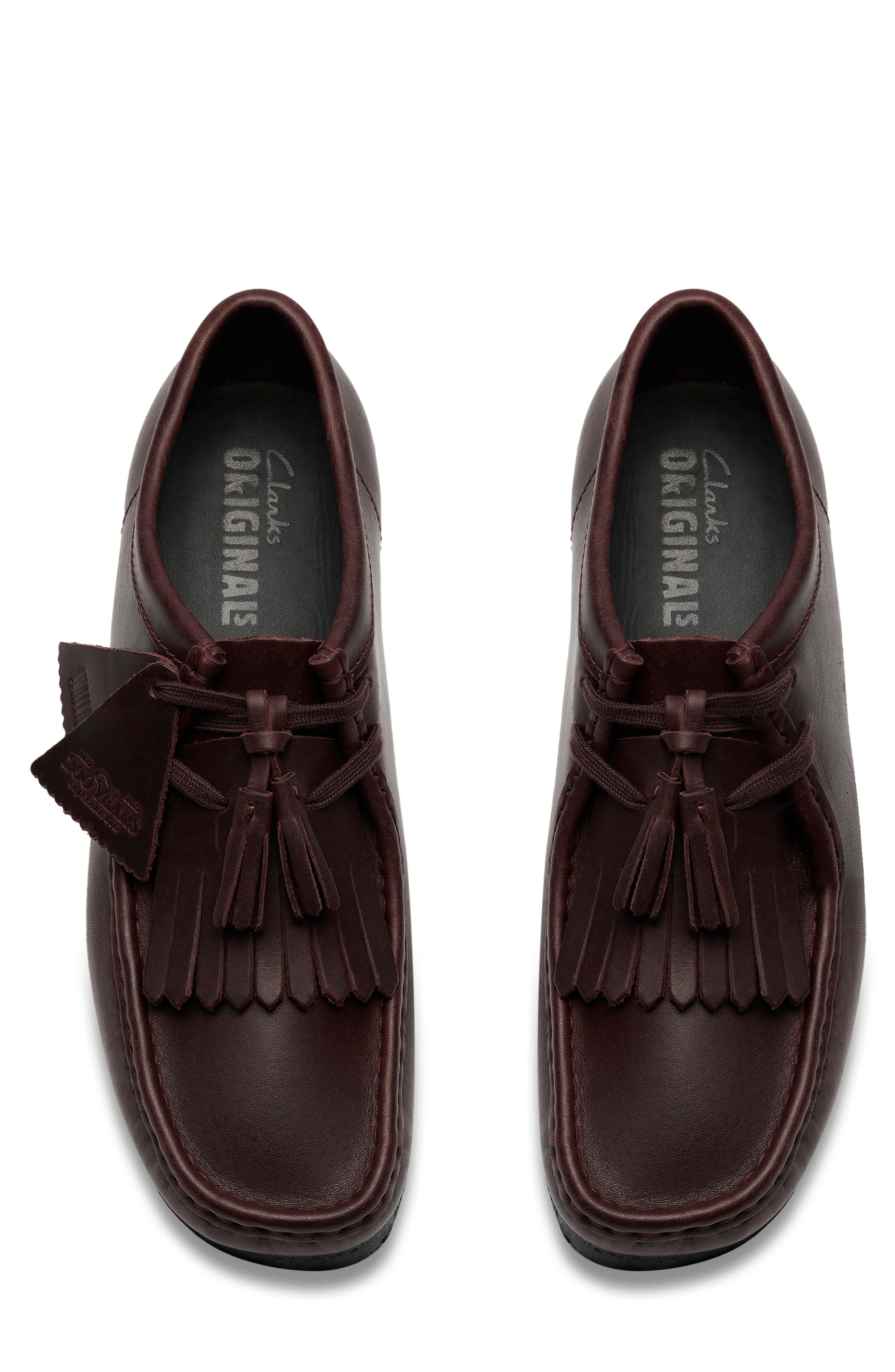 Clarks<sup>®</sup> Originals Wallabee Kiltie Chukka Boot, Alternate, color, Purple Grape Lea