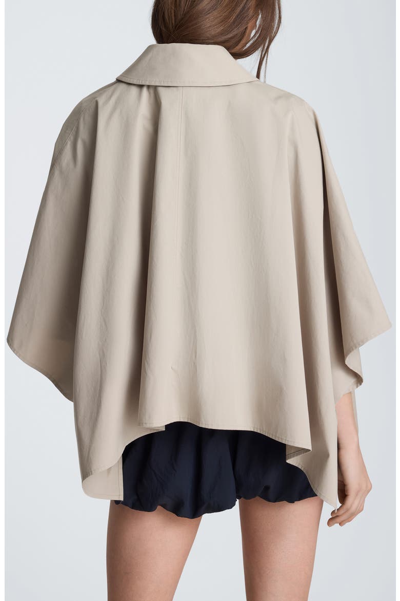 Notch Collar Trench Cape, Alternate, color, SAFARI TAN