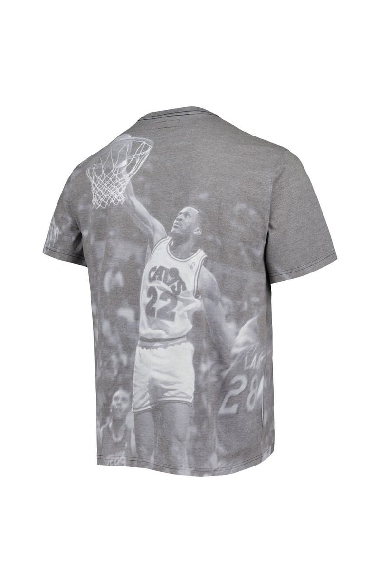 Mitchell & Ness Men's Mitchell & Ness Larry Nance Heather Gray Cleveland Cavaliers Above The Rim T-Shirt, Alternate, color, 
