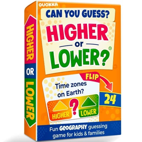 Higher or Lower Card Game for Kids and Families