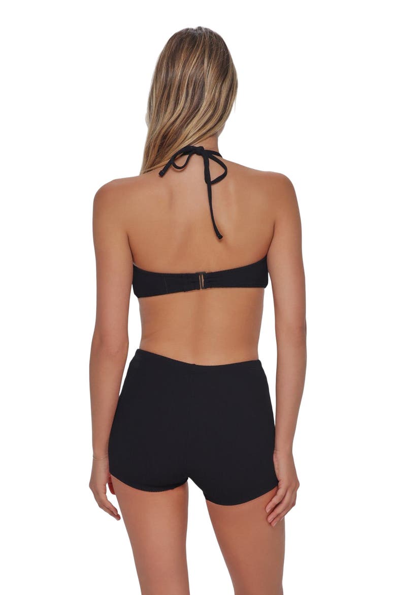 Ayden Boyshort Bottoms, Alternate, color, Black Pacifica Rib