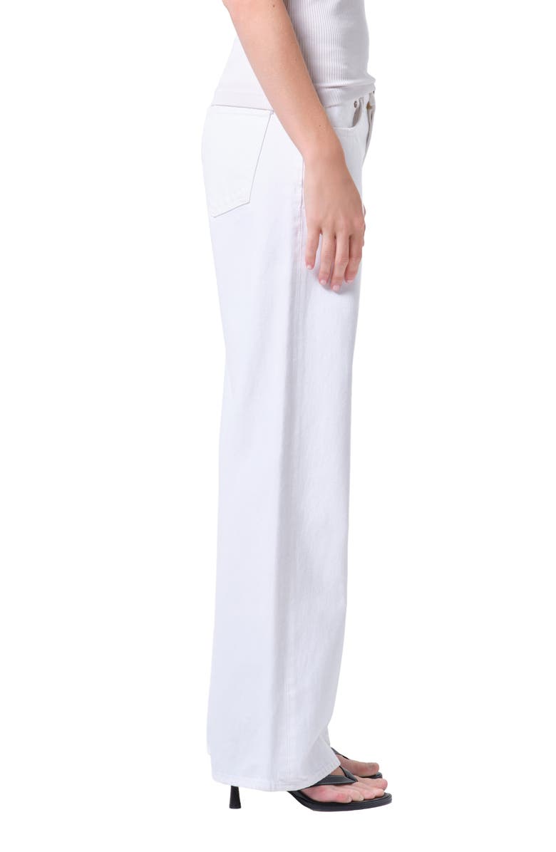 AGOLDE Low Rise Loose Fit Jeans, Alternate, color, Marshmallow Cloud