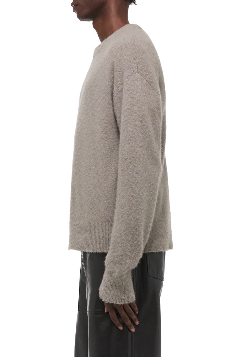 Brushed Wool & Cashmere Sweater, Alternate, color, FOG