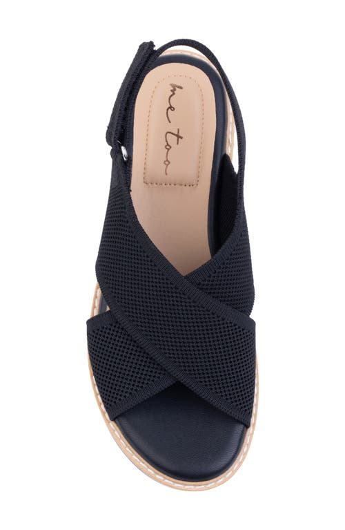 ME TOO ME TOO AZANIA SLINGBACK PLATFORM WEDGE SLIDE SANDAL