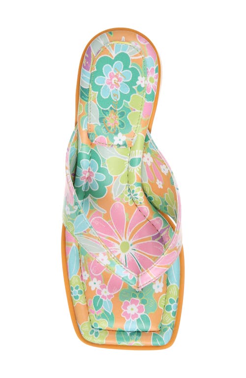 Circus Ny By Sam Edelman Circus By Sam Edelman Frances Sandal In Orange Cream/wasabi Multi