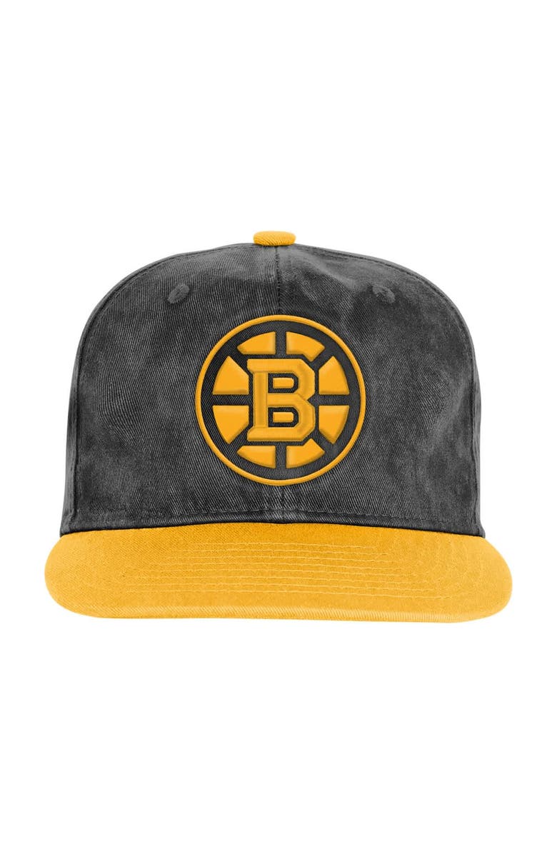 Outerstuff Youth Outerstuff  Black/Gold Boston Bruins True Retro Deadstock Adjustable Hat, Alternate, color, Black