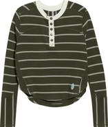 Free People Cool Down Stripe Henley