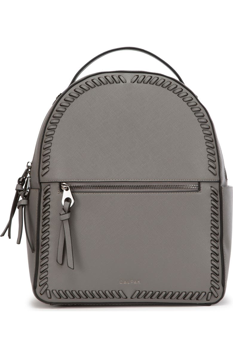 CALPAK Kaya Faux Leather Round Backpack, Main, color,