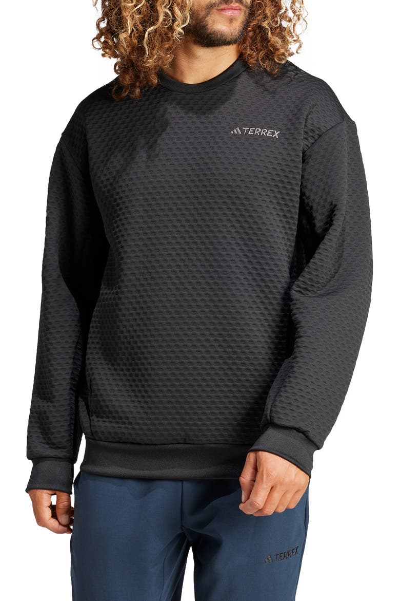 Crewneck Sweatshirt, Main, color, BLACK