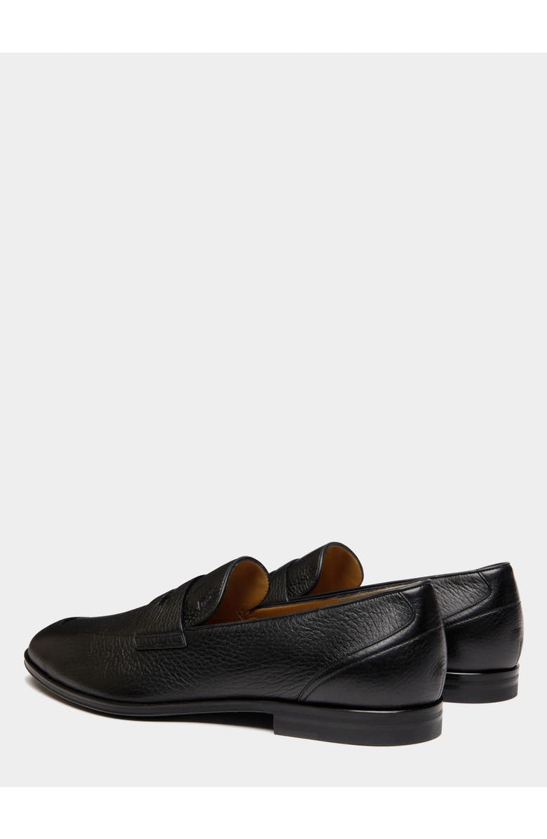 Bally Westminster Loafer In Deer Leather, Alternate, color, Black
