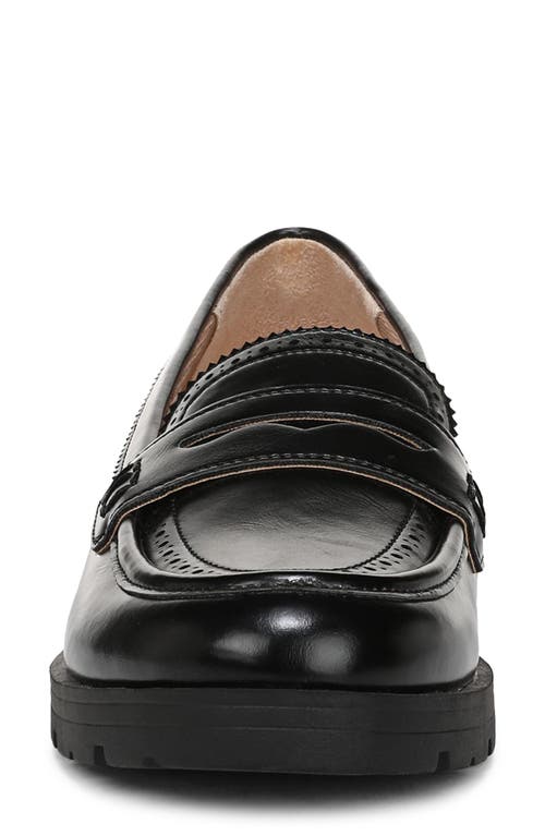 Lifestride London 3 Platform Penny Loafer In Black