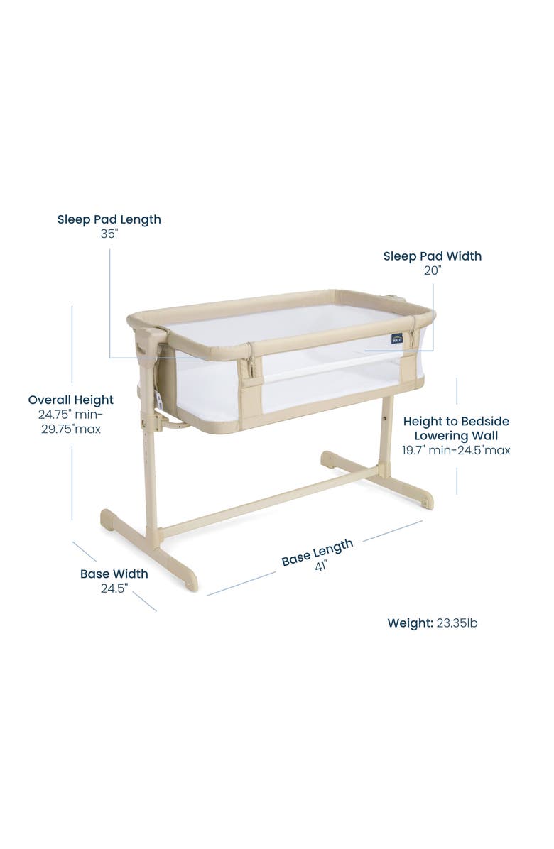HALO BassiNest<sup>®</sup> 2-in-1 Bedside Bassinet Sleeper, Alternate, color, Oat