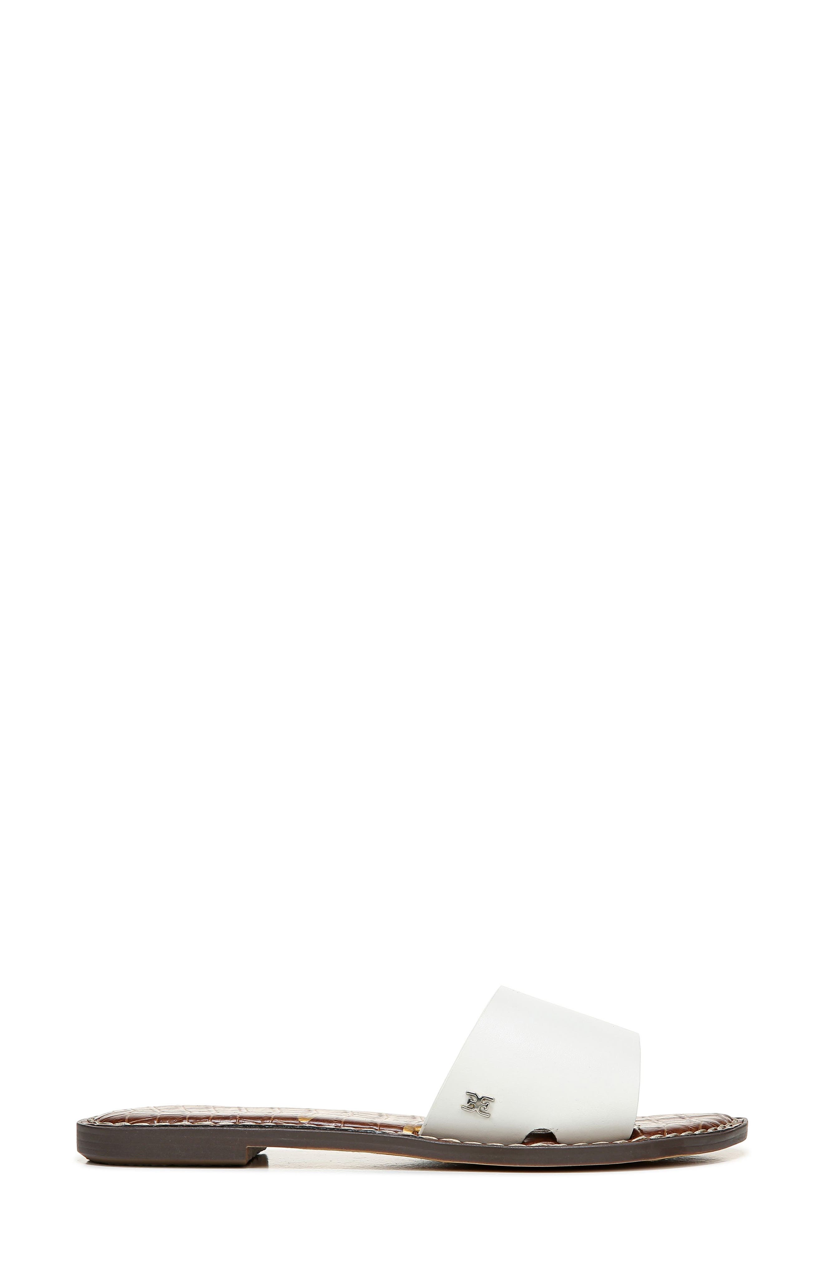 Genesis Sandal, Alternate, color, BRIGHT WHITE LEATHER