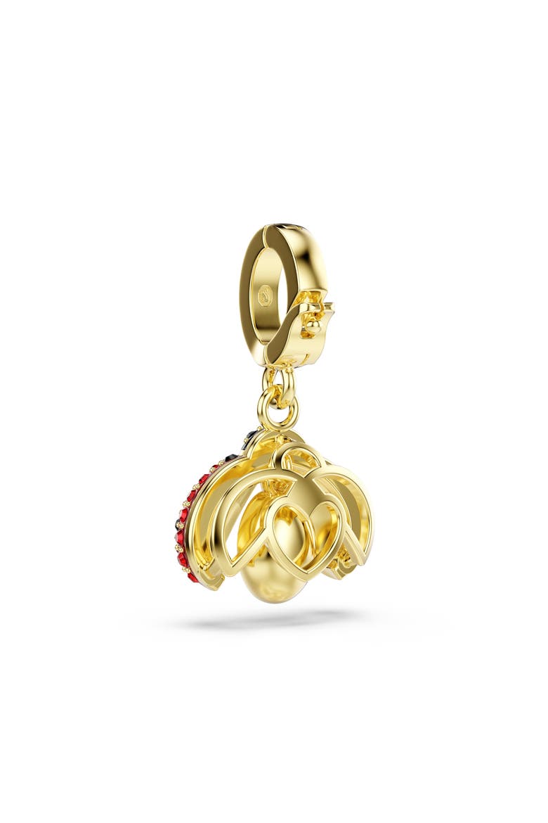 Idyllia Crystal Ladybug Charm, Alternate, color, RED/ GOLD