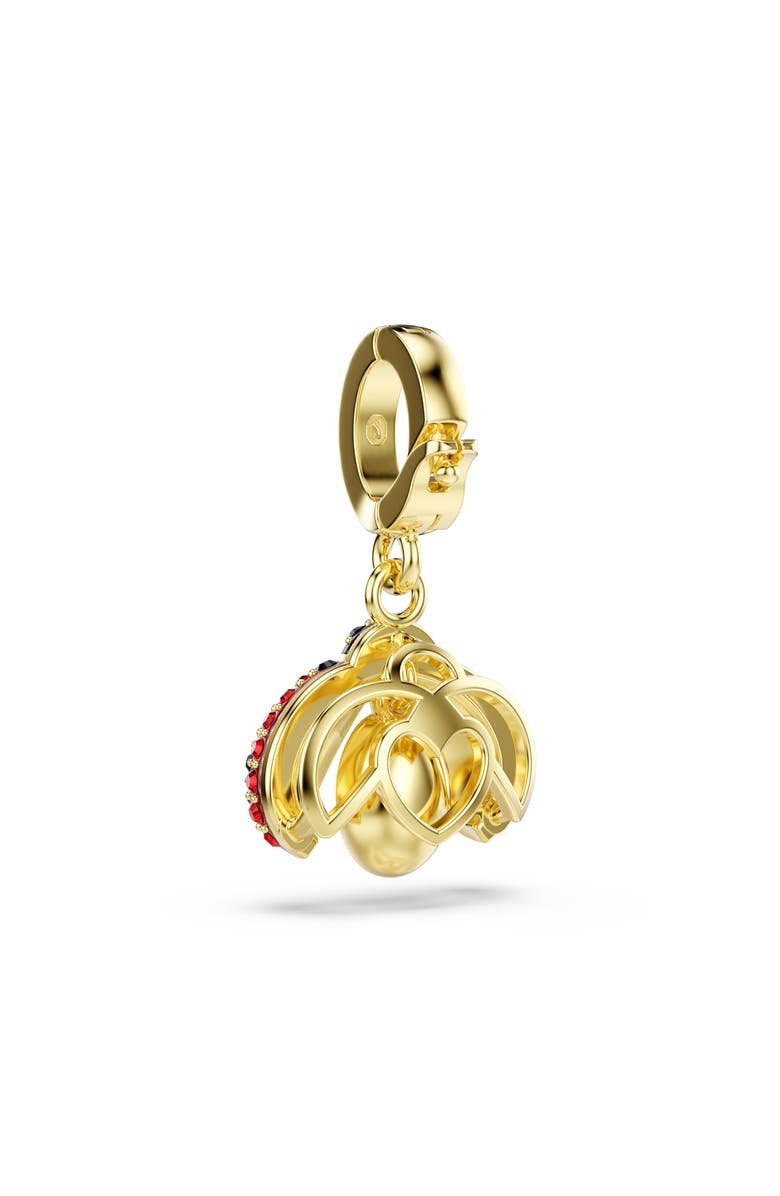 Swarovski Idyllia Crystal Ladybug Charm, Alternate, color, Red/ Gold