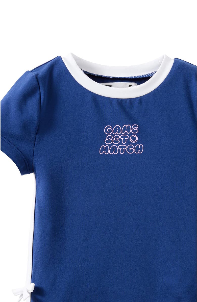 Cotton On Kids Kid's Active Short Sleeve Baby Tee, Alternate, color, Denim Navy White Stripe