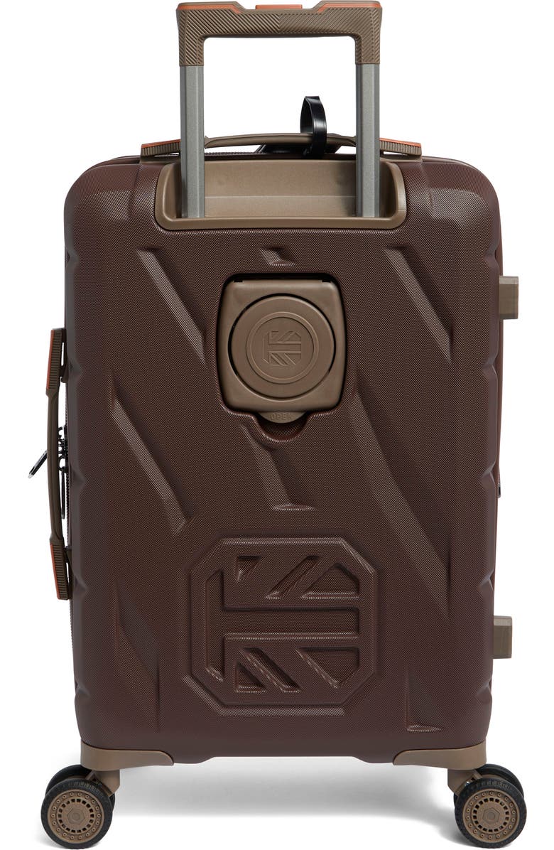 Britbag Stoneleigh 21-Inch Hardside Carry-On Spinner Luggage, Alternate, color, Shaved Chocolate