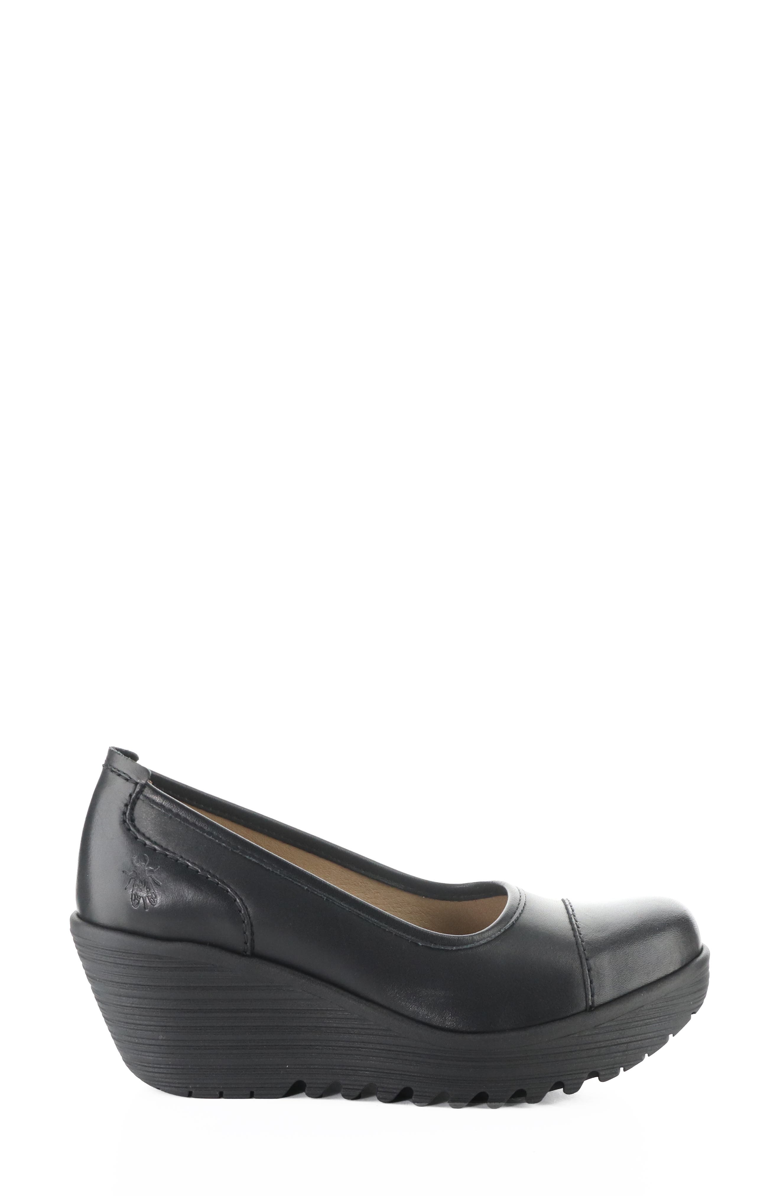Lije Platform Wedge Pump, Alternate, color, 001 BLACK