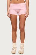 EDIKTED Soraia Foldover Bike Shorts