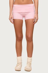 EDIKTED Soraia Foldover Bike Shorts