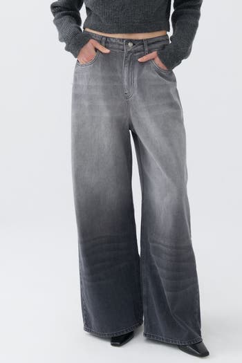 Nocturne Wide Leg Gradient Jeans | Nordstrom