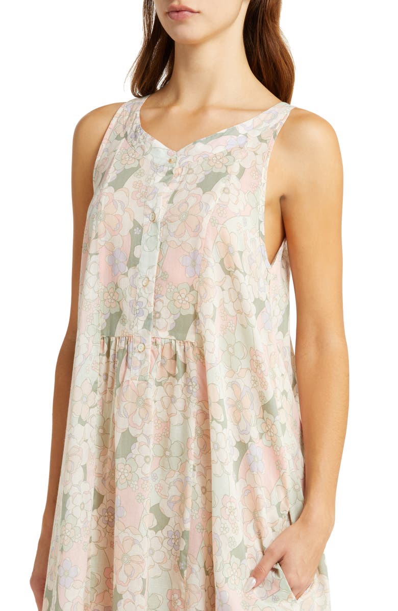 Papinelle Phoebe Floral Print Cotton Voile Nightgown, Alternate, color,