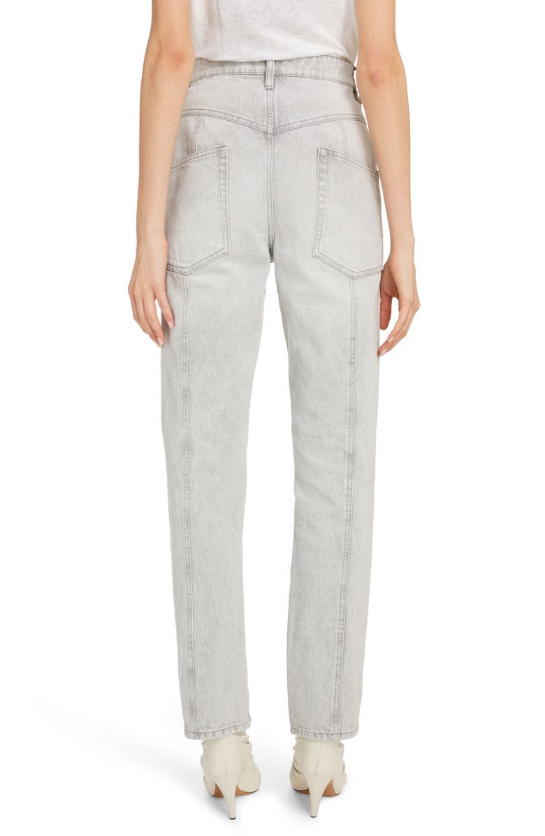 Isabel Marant Straight Leg Jeans, Alternate, color, 