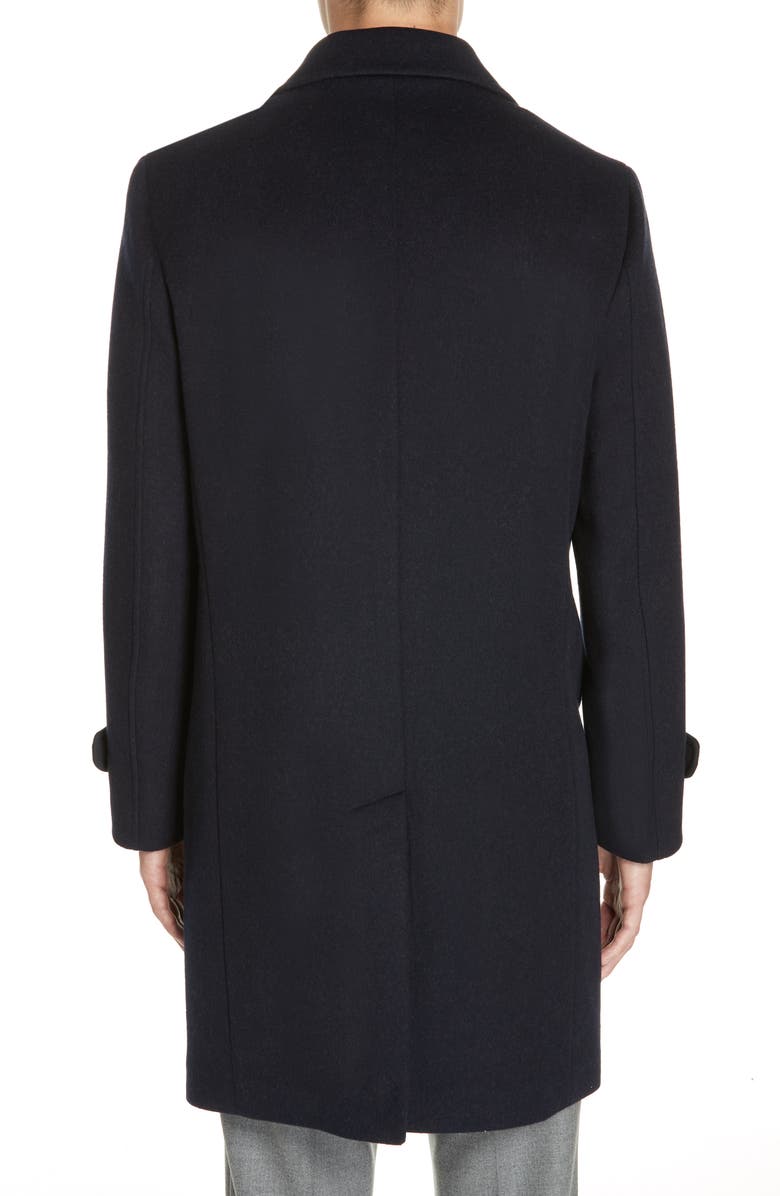 Eleventy Trim Fit Wool & Cashmere Car Coat, Alternate, color,