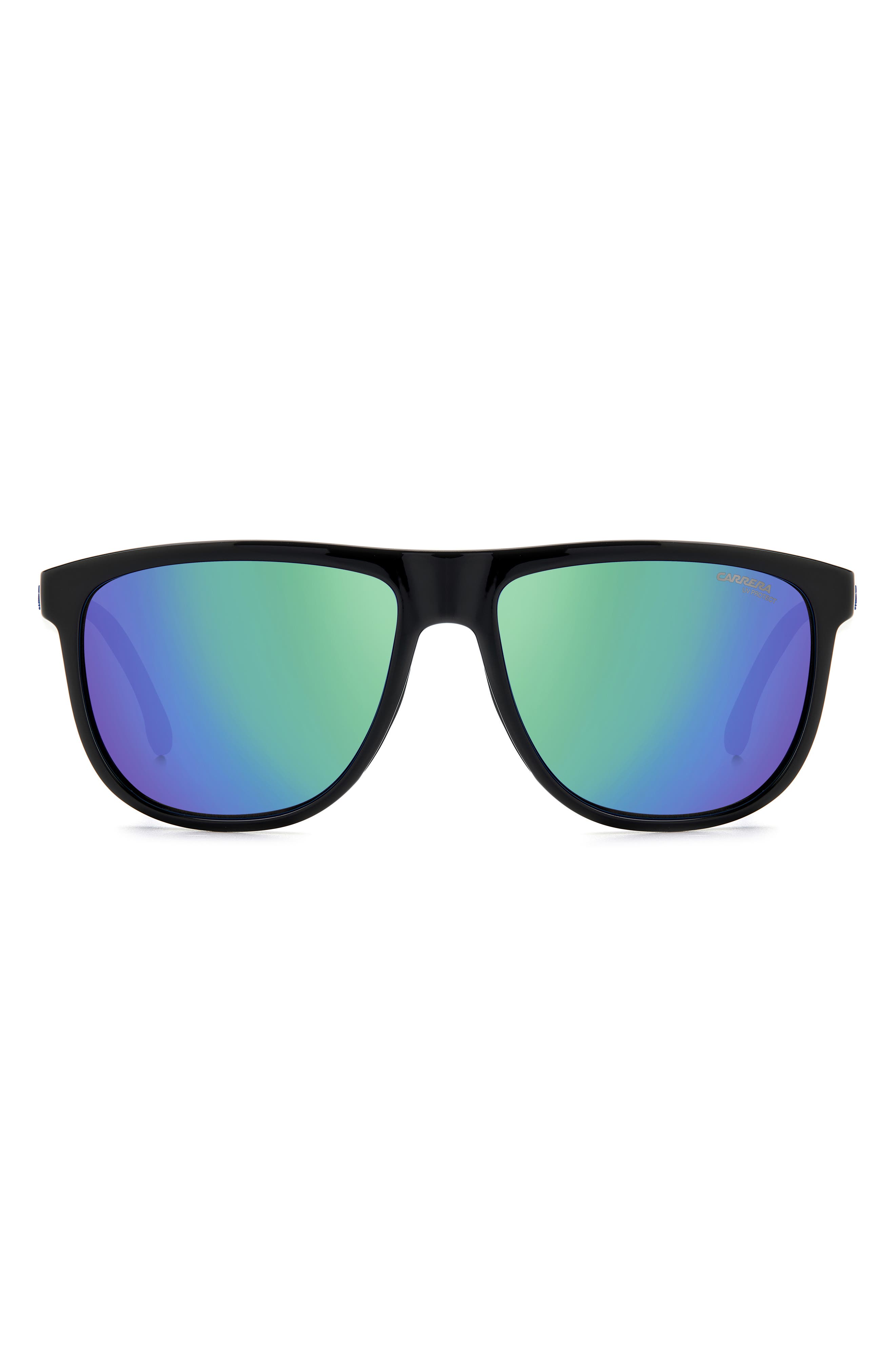 8059/S 58mm Mirrored Rectangle Sunglasses