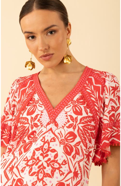Hale Bob Aliya Dress In Pink