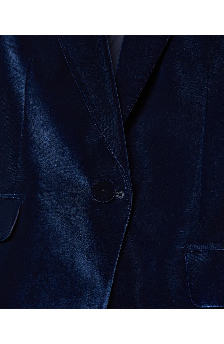 MANGO Velvet Blazer, Alternate, color, 