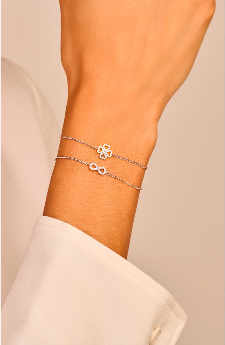 DPT Antwerp Chance Bracelet, Alternate, color, White Rhodium