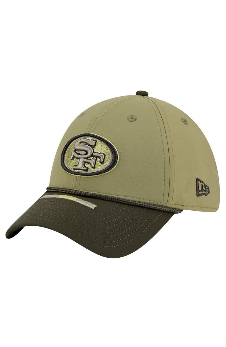 New Era Men's New Era Green San Francisco 49ers 2025 Salute to Service 39THIRTY Flex Hat, Alternate, color, Green