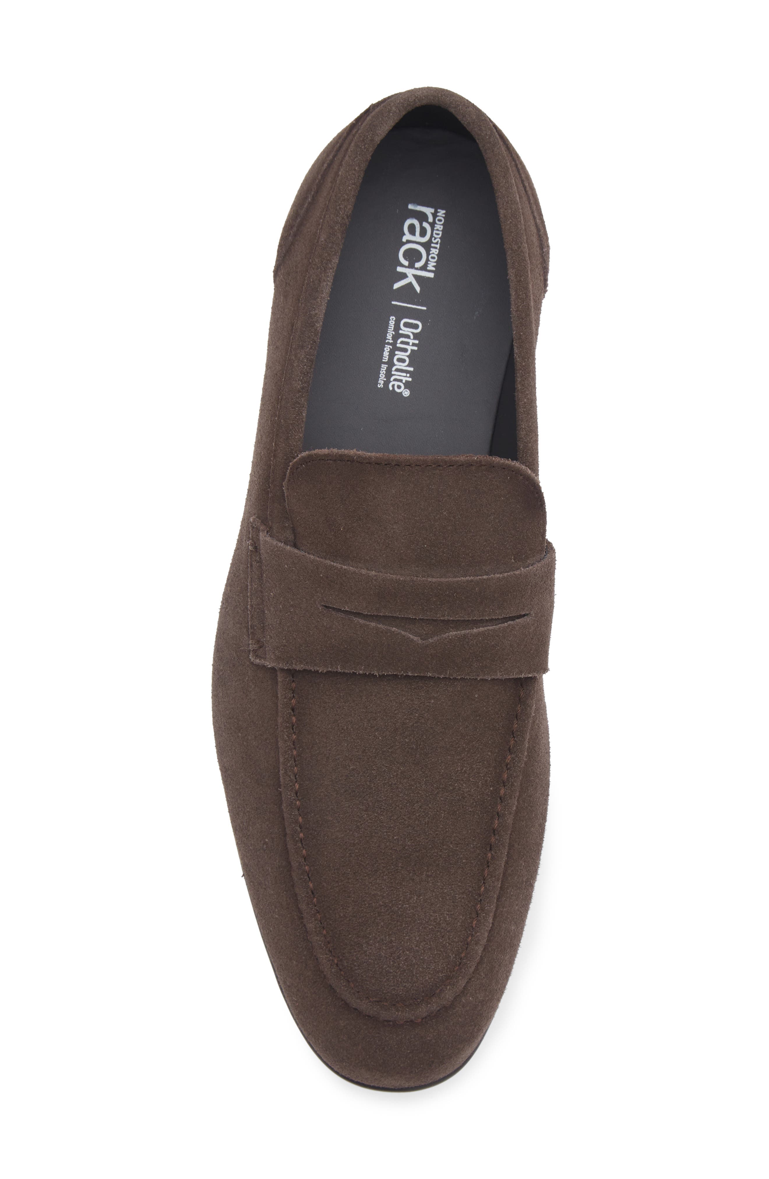 NORDSTROM RACK Sullivan Penny Loafer, Alternate, color, Dark Brown