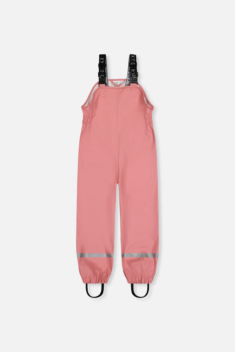 Rain Adjustable Suspender Reflective Strip Overalls, Main, color, Pink