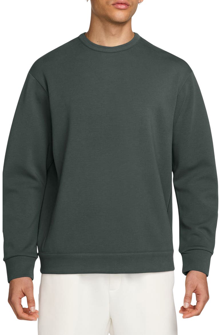 24.7 ImpossiblySoft Dri-FIT Crew Sweatshirt, Main, color, 303 CMOGRN/OUTGRN