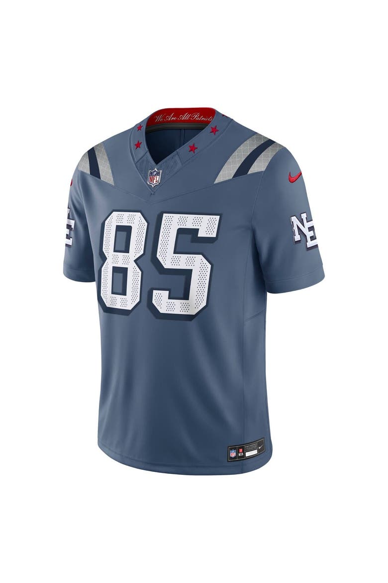 Men's Nike Hunter Henry Storm Blue New England Patriots 2025 Rivalries Collection Limited Jersey, Alternate, color, Blue
