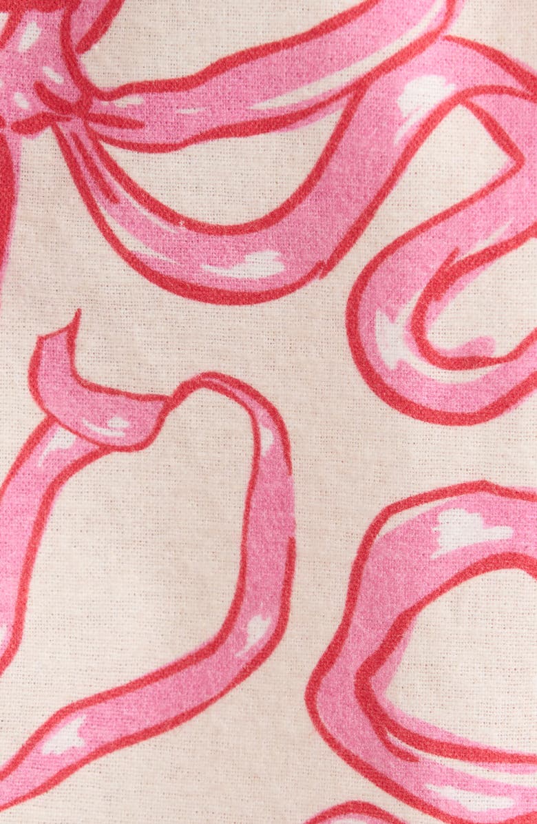 KILO BRAVA Print Cotton Robe, Alternate, color, Dancing Bows