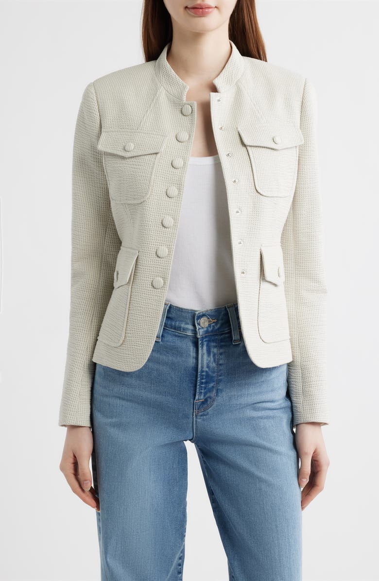 rag & bone Mercer Textured Jacket, Main, color, Grey
