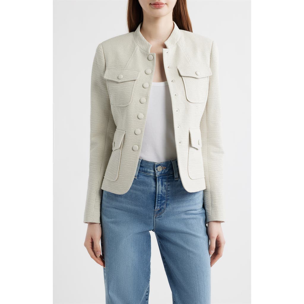 rag & bone Mercer Textured Jacket in Grey at Nordstrom, Size 10