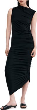 Marcella Joan Sleeveless Ruched Cocktail Dress