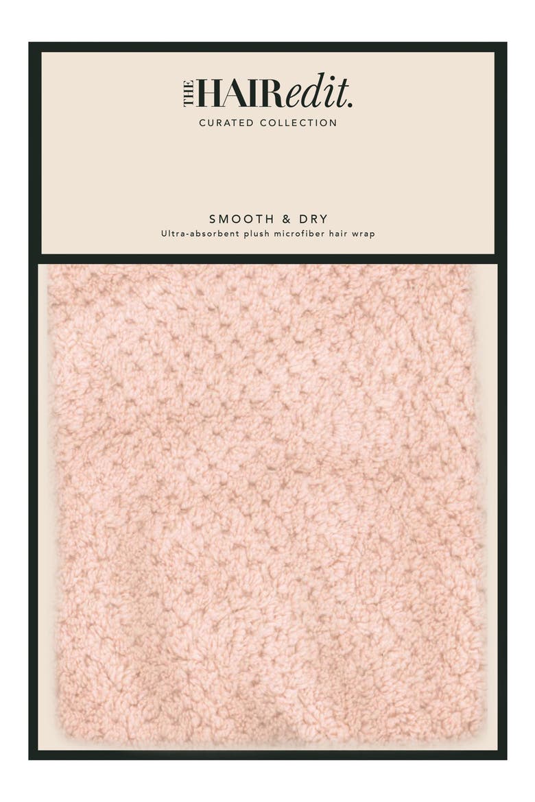 Smooth & Dry Plush Microfiber Hair Wrap, Alternate, color, NO COLOR