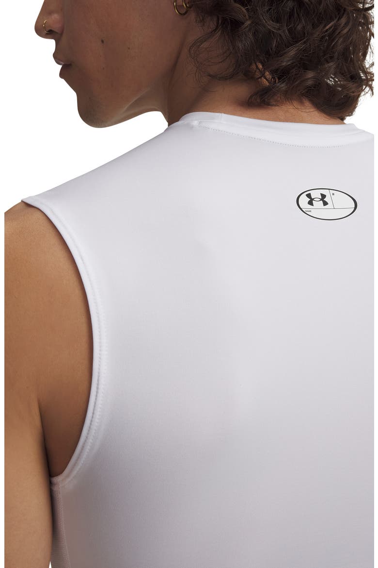 HeatGear® Compression Tank, Alternate, color, WHITE