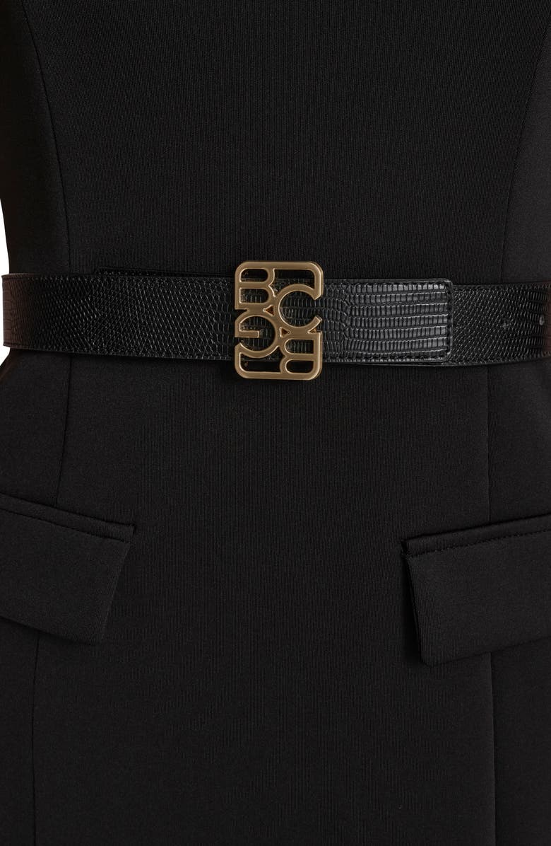 BCBG Belted Sheath Minidress, Alternate, color, 