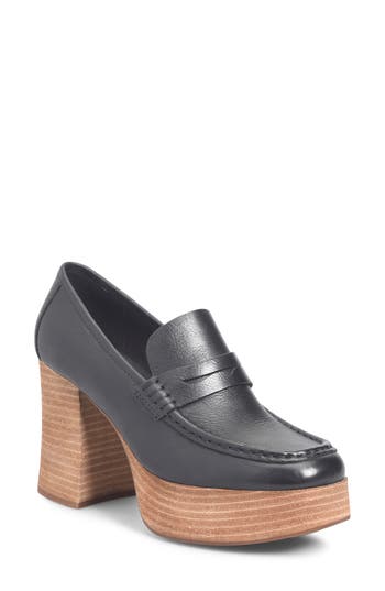Kork-ease ® Barbara Platform Penny Loafer Pump