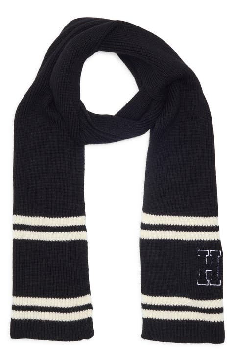 Varsity Initial Patch Scarf