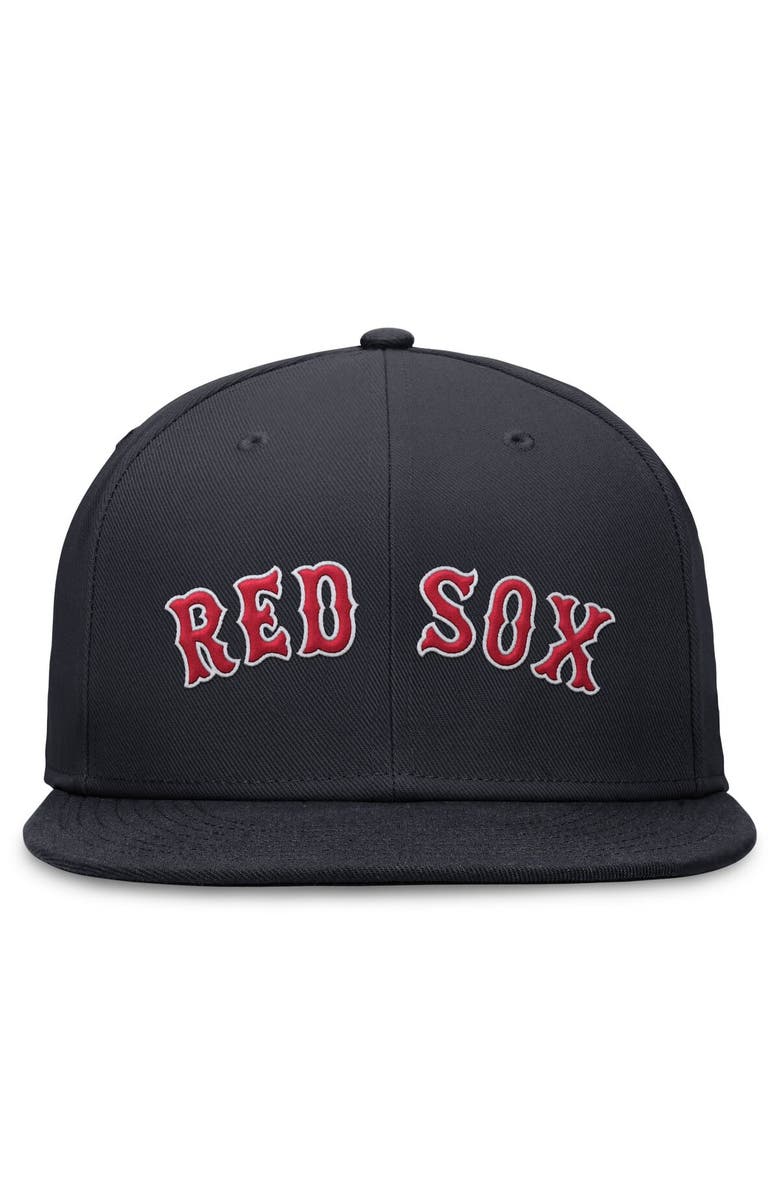 Nike Men's Nike Navy Boston Red Sox Evergreen Performance Fitted Hat, Alternate, color, Navy