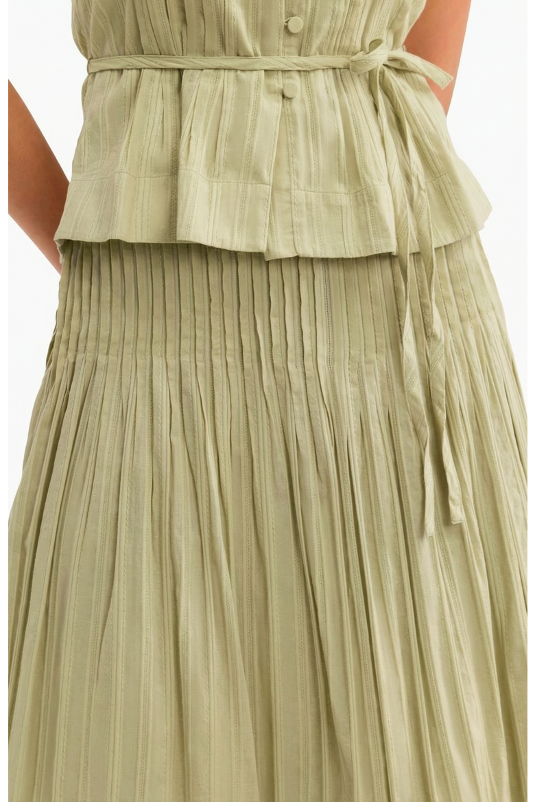 Marianne Skirt, Alternate, color, Pale Sage