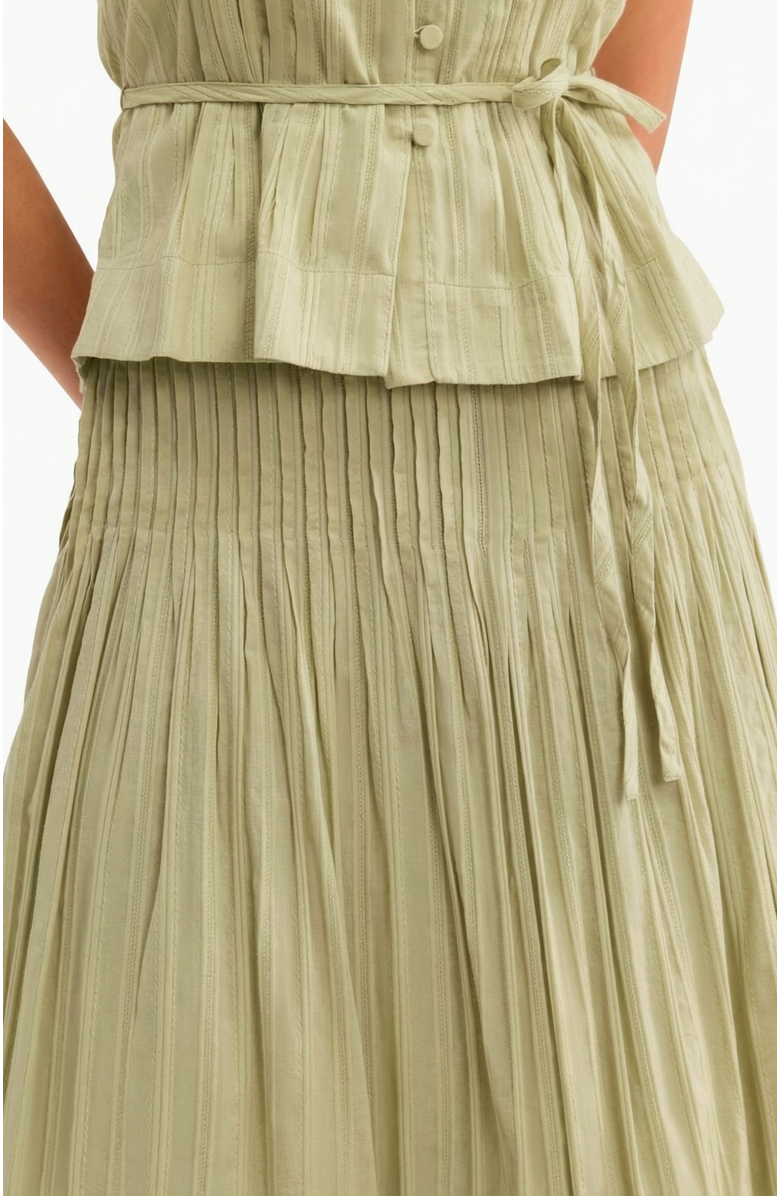 Rebecca Taylor Marianne Skirt, Alternate, color, Pale Sage